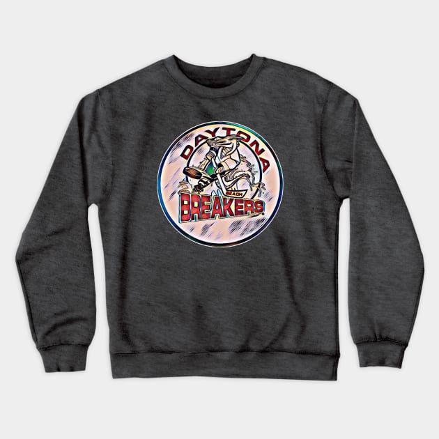 Daytona Beach Breakers Hockey Crewneck Sweatshirt by Kitta’s Shop